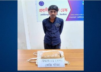 কোটচাঁদপুরে ডিবির অভিযানে এক কেজি গাঁজাসহ ১জন গ্রেফতার