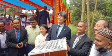 লোহাগড়ায় জাপান-বাংলাদেশ গ্লোবাল নার্সিং কলেজের নির্মাণ কাজের শুভ উদ্বোধন 