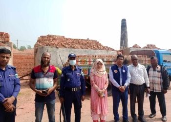 উল্লাপাড়ায় ইট ভাটা ও রেষ্টুরেন্টে ভ্রাম্যমান আদালতের জরিমানা