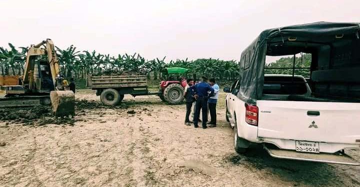 ঝিনাইদহে অবৈধভাবে মাটি বিক্রির অপরাধে একলাখ টাকা জরিমানা