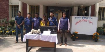 শালিখায় তিন কেজি পাঁচশত গ্রাম গাঁজাসহ আটক এক।