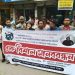 সাংবাদিক নয়নের উপর হামলার প্রতিবাদে মানববন্ধন
