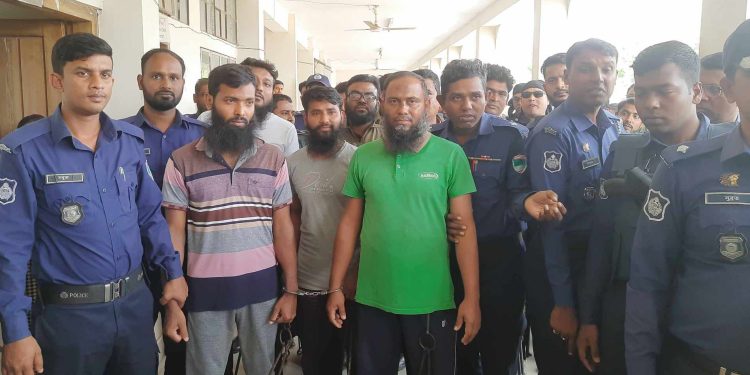 বাগেরহাটে নিষিদ্ধঘোষিত জঙ্গি সংগঠন জেএমবির ৫ সদস্যকে কারাদন্ড