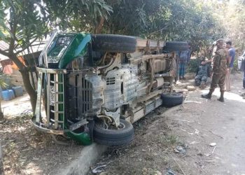 সাজেকে সড়ক দুর্ঘটনা আনসারের ব্যাটালিয়নের  আহত ৬ সদস্য 