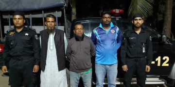 বগুড়ায় মহাসড়কে পন্যবাহী ট্রাক থামিয়ে চাঁদা উত্তোলন গ্রেফতার- ৩ 