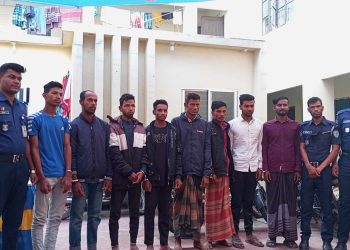 নবীগঞ্জে পুলিশের ওপর হামলা, গ্রেফতার ৮ 