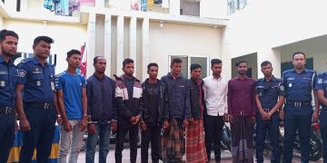 নবীগঞ্জে পুলিশের ওপর হামলা, গ্রেফতার ৮ 