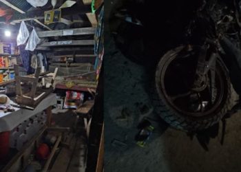 বাউফল ইউনিয়ন পরিষদ উপনির্বাচন   সংঘর্ষ, মোটরসাইকেল দোকান ভাঙচুর ও খড়ের পালায় আগুন