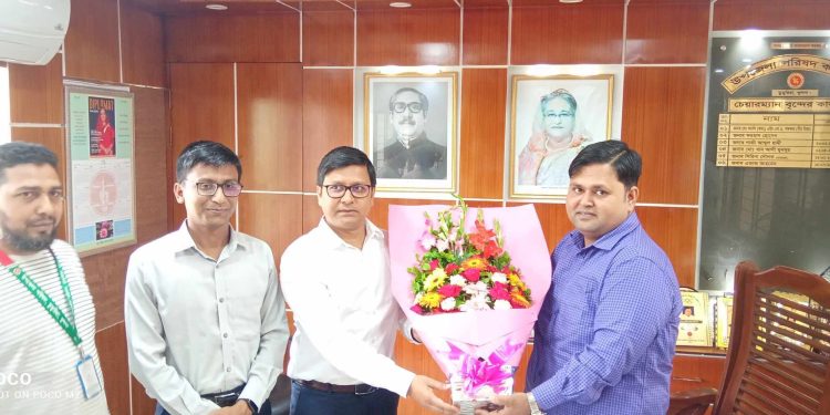 খুলনা ডুমুরিয়ার ইউএনও হিসেবে মুহাম্মদ আল-আমিন’র যোগদান।