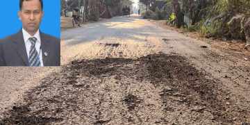 সিরাজগঞ্জ এলজিইডি নির্বাহীর কারবার  সাড়ে ১২ কোটি টাকা রাস্তায় অনিয়ম