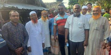 রামপালের প্রসাদনগরে উপজেলা চেয়ারম্যান পদ প্রার্থী জামিল হাসানের মতবিনিময়।