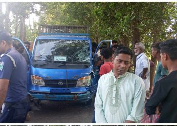 নবীগঞ্জে পিকআপ ভ্যান ও সিএনজির মুখোমুখি সংঘর্ষ গুরুতর আহত ৬