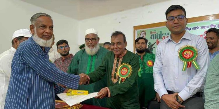 ভেড়ামারায় জাতির শ্রেষ্ঠ সন্তান বীর মুক্তিযোদ্ধাগণের সম্বর্ধনা