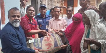 ঝিনাইদহে ২৫ কেজি করে চাউল পেলো ১ হাজার পরিবার 