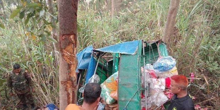 সাজেকে সিএনজি খাদে পড়ে চালক নিহত