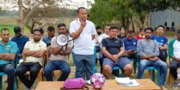 বাঘাইছড়িতে শুরু হলো ফুটবল একাডেমীর প্রশিক্ষণ 