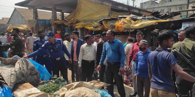 মাধবপুরে প্রশাসনের হস্তক্ষেপে বাজারে স্বস্তি