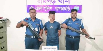 রামগড়ে ইয়াবা ও মাদক দ্রব্য বহনে ব্যবহৃত মোটরসাইকেলসহ একজন গ্রেফতার 