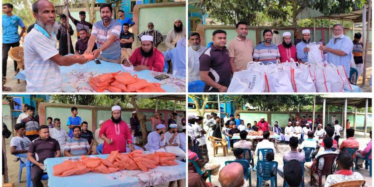 এবারো বেতনের টাকা দিয়ে ঈদ সামগ্রী বিতরন করলেন ইউপি সদস্য আরিফুল ইসলাম লিটন