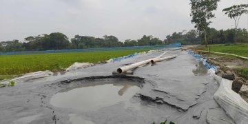 পটুয়াখালী বাউফলে ইউএনও’র নাম ভাঙিয়ে অবৈধভাবে বালু তুলছেন ইউপি চেয়ারম্যান