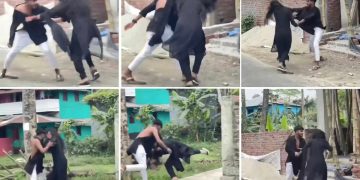 বাউফলে ঈদের দিন রাস্তায় তরুনীকে নির্যাতন, ভিডিও ভাইরাল 