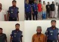 মেহেন্দিগঞ্জে ওয়ারেন্টভুক্ত ১০ পলাতক আসামী গ্রেফতার।