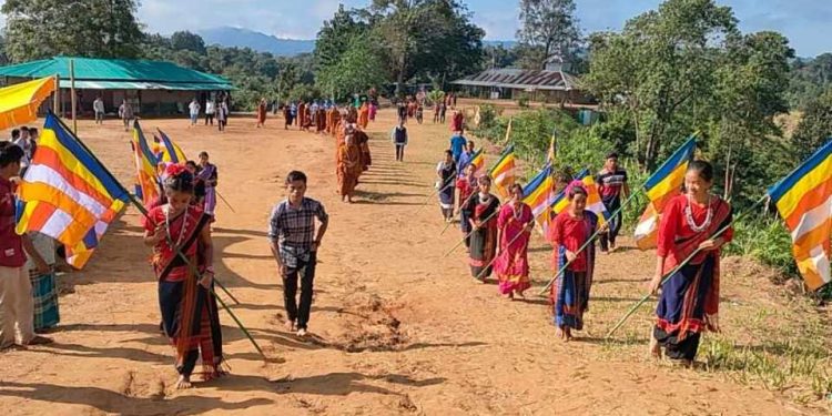 নানা আয়োজনে বাংলা নববর্ষ উপলক্ষে বঙ্গলতলিতে ধর্মীয় অনুষ্ঠান পালিত