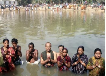 বগুড়ার শেরপুরের ঐতিহাসিক মা ভবানীর মন্দিরে রাম নবমী উৎসব