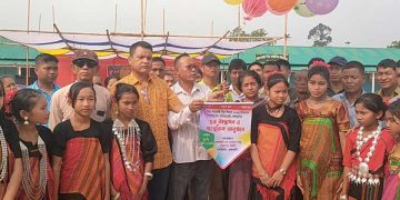 বাঘাইছড়ি বঙ্গলতলিতে পাঁচ দিনের বিজু উৎসব শুরু