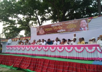 মাদারগঞ্জ উপজেলা চেয়ারম্যান ও ভাইসচেয়ারম্যান প্রার্থীর পক্ষে আলোচনা সভা ইফতার ও দোয়া মাহফিল 