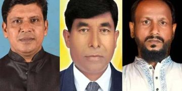 ফরিদপুরে উপজেলা নির্বাচনে বিজয়ী চেয়ারম্যান সামচুল – মুরাদ- আনোয়ার ।