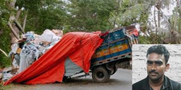 ফরিদপুরের মধুখালীতে ট্রাক নিয়ন্ত্রণ হারিয়ে গাছের ধাক্কায় চালক নিহত।