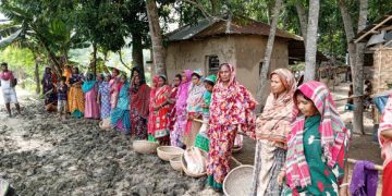 ঝিনাইদহে ঘোড়শাল ইউনিয়নে কর্মসৃজন প্রকল্পের কাজের ব্যাপক অনিয়ম।