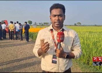 সময় টিভির নড়াইল জেলা প্রতিনিধিকে হামলা করেছে ছাত্রলীগ নেতা ।