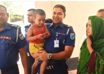 নারায়ণগঞ্জের অপহৃত শিশুকে জামালপুর থেকে উদ্ধার।