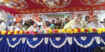 বাগেরহাট ফকিরহাটে স্বপন দাসের নির্বাচনী জনসভা যেন জনসমুদ্র।