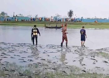 রামপালে নদীতে ডুবে নিখোঁজ ৩য় শ্রেণীর ছাত্র শাওন সরকার।