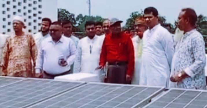 রৌমারী বাজারে চতুর্থ তলা ভবনের শুভ উদ্বোধন করেন (২৮ কুড়িগ্রাম ৪) এমপি পলাশ।