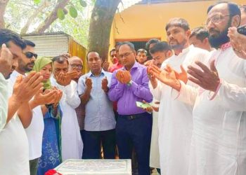 ভালুকায় নবনির্মিত ৩টি রাস্তার উদ্ধোধন।