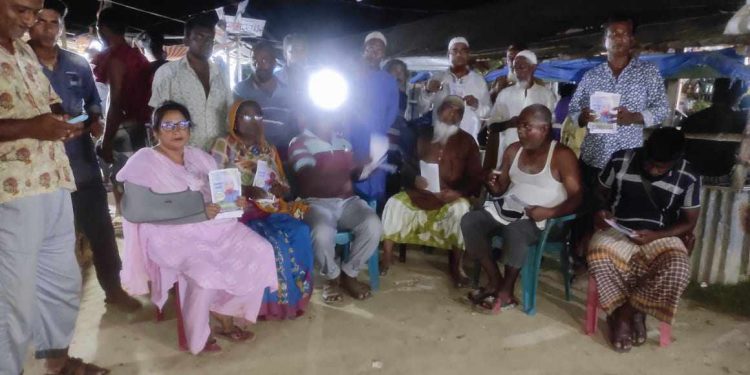 রামপাল উপজেলা চেয়ারম্যান পদপ্রার্থী জামিল হাসানের পথসভা ।