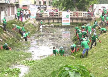 রংপুরে শ্যামাসুন্দরীকে পরিচ্ছন্নতায় বিডি ক্লিন।