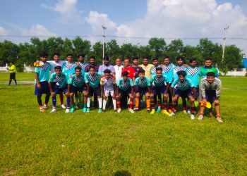 আফাজ উদ্দিন স্কুল ও কলেজ মাঠে ইউএনও কাপ ফুটবল টুর্নামেন্টের উদ্বোধন ।