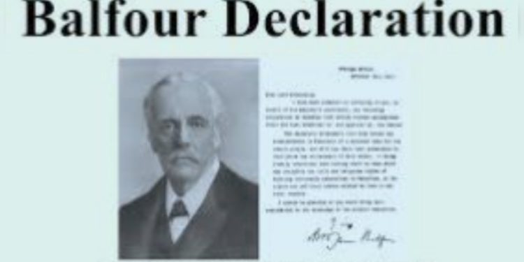 ব্রিটিশ পররাষ্ট্রমন্ত্রী আর্থার বেলফোর ঘোষণা ও গাজায় ধ্বংসযজ্ঞ (১ম কিস্তি)
