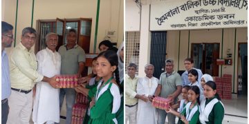 সিরাজগঞ্জে ৫’শ শিক্ষার্থীদের মাঝে জুস বিতরন করলেন চেয়ারম্যান রিয়াজ উদ্দিন।