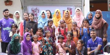 শিশুদের নিয়ে ঈদ উৎসব করলো দশমিক ফাউন্ডেশন। 