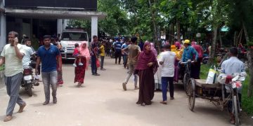 বাগেরহাটে পরিবহনের ধাক্কায় বিদ্যালয়ের অফিস সহকারী নিহত।