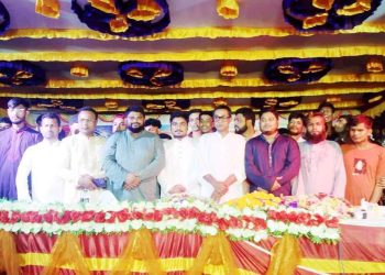 মাদারগঞ্জে রংধনু স্পোর্টিং ক্লাবের উদ্যোগে জনতার চেয়ারম্যান রায়হান রহমতুল্যাহ রিমু কে সংবর্ধনা ।