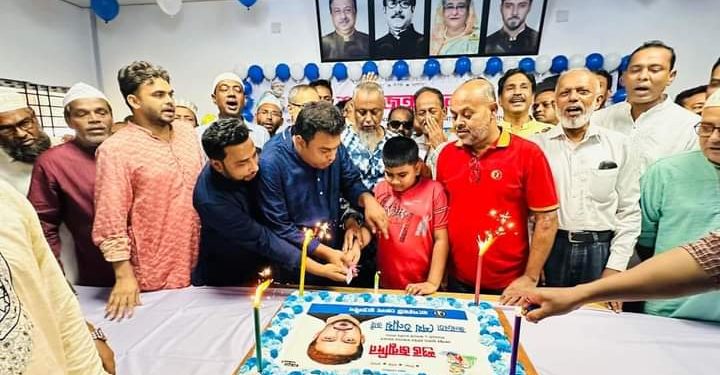 বঙ্গবন্ধু দৌহিত্র শেখ তন্ময় এমপি”র শুভ জন্মদিন পালিত।