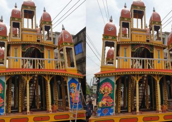 আজ ধামরাইয়ে ৪৪১ বছর পুরনো শ্রী শ্রী যশোমাধবের রথযাত্রা ।