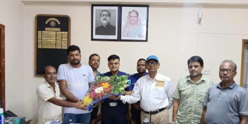 বেড়া থানার নবাগত ভারপ্রাপ্ত কর্মকর্তার সাথে বেড়া প্রেক্লাবের প্রতিনিধিদের সৌজন্য সাক্ষাৎ।